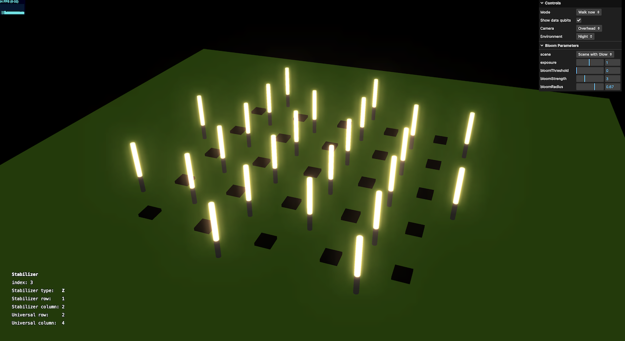 Interface controlling the light beacons
