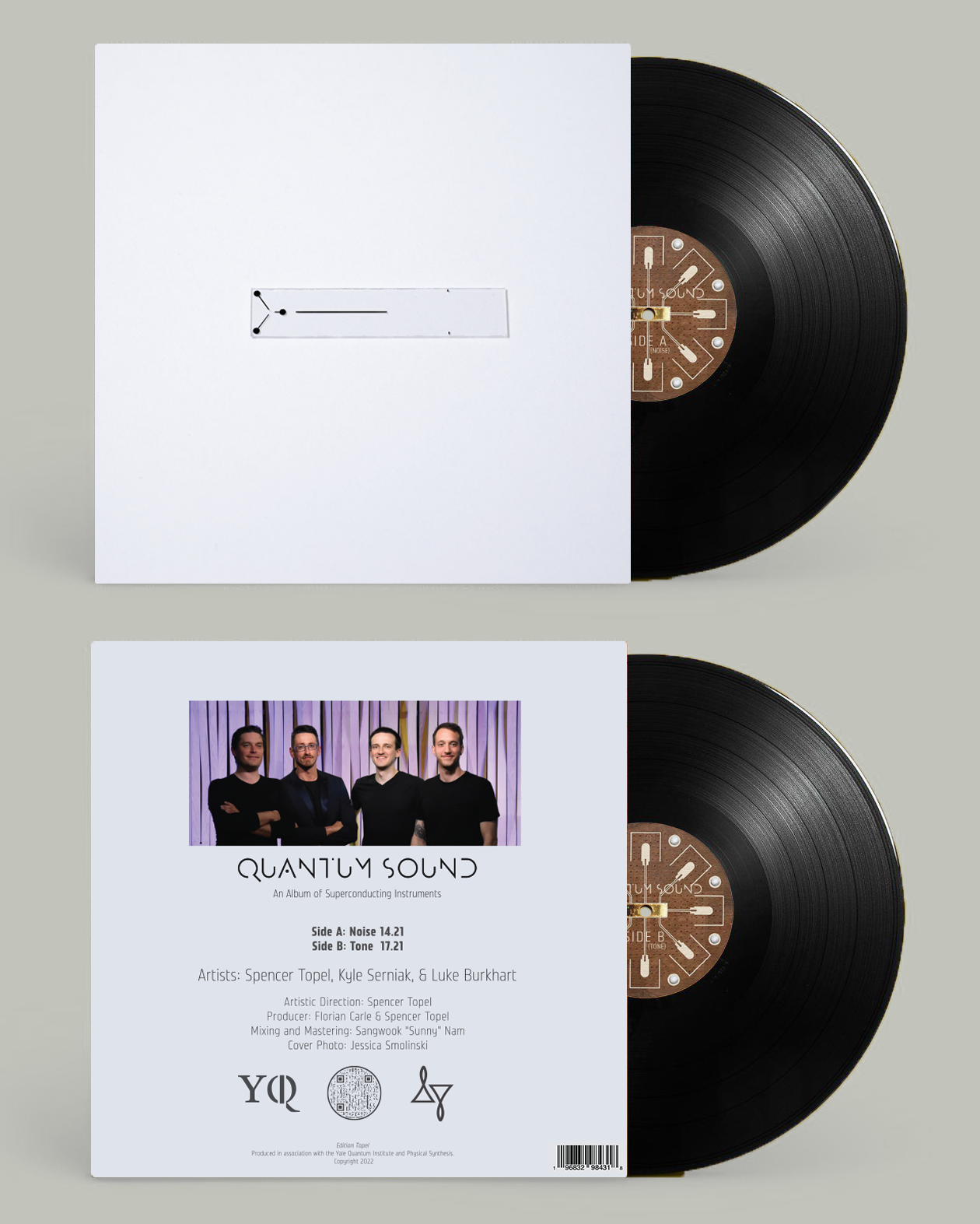 Limited edition vinyl mockup